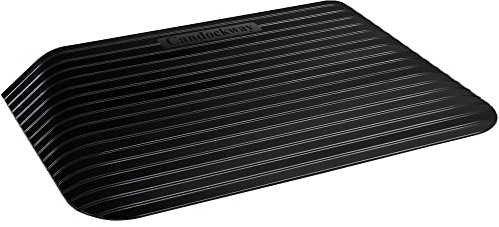 Candockway 3.5 Rise Threshold Ramps Doorway, Wheelchair Ramp with Non-silp Surface, 4400 LBS Capacity, Solid and Portable, for Steps, Driveway and Curb Black