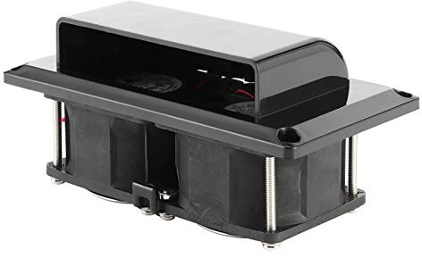 KIMISS RV-Abluftventilator, ABS 12 V, Seitlicher Luftauslass, Abluftventilator, Wohnwagen, Wohnmobil, Anhänger, RV, Weiß für Wohnmobil, Anhänger, Boot, Marine, Yacht