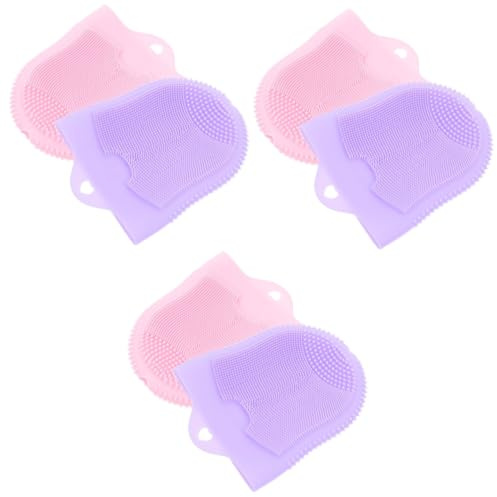 Angoily 6stücke Gesichtsreinigungsbürsten Aus Silikon Sanfte Peeling Und Massage-tools Für Tiefenreinigung Der Haut Für Empfindliche Hauttypen