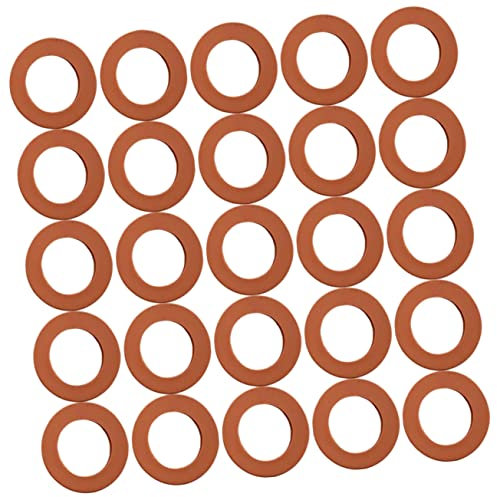 Kisangel 50pcs Gasket Hose Sealing Gaskets for Garden Water Faucet Replacement Insulation Washers O-ring for Hose Simple and Design