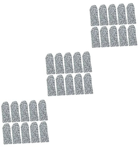 MAGICLULU 30pcs Cut Resistant Finger Sleeves Finger Cots for Thumb for Gardening Knitting and Nail Protection Comfortable Fit