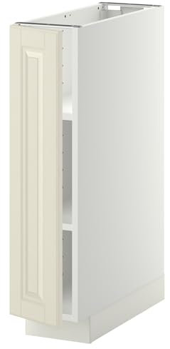 METOD Unterschrank mit Einlegeböden, 20x60 cm, Weiß/Bodbyn Offwhite