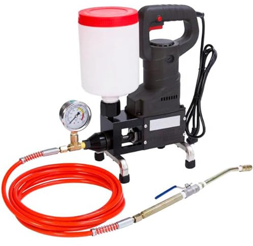 DPLXQPP Máquina De Lechada De Alta Presión De 1100W, Pistola De Lechada De Mortero Eléctrica, Herramienta De Lechada Eléctrica para Reparación De Fugas Grietas De Hormigón