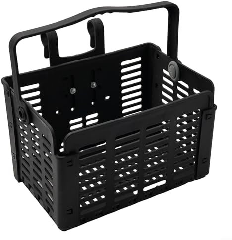 CWOQOCW Faltbarer Korb/Lenker-Fahrradkorb/abnehmbarer Fahrradtrage