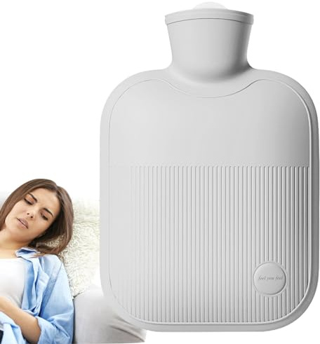 Yhsioaklo Wärmflaschen | Warmwasser-Pack, Warmwasserbeutel, Fußwärmer, Wärmepackbeutel, wiederverwendbar, für heiße und kalte Kompression, Nacken- und Schulterentlastung