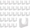 Clips de Tuyau en Plastique, 30 Pièces Tuyau Clips, Diamètre Intérieur 32 Millimeter, Collier Serrage Tuyau Diamètre Unique, Colliers de Serrage Rapides, pour Piscine, Lave linge etJardin