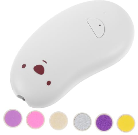 MUSISALY 1juego Cortaúñas Eléctrico Para Bebés Con De Molienda y Luz Led Limador Multifuncional Portátil Para Cuidado De Uñas Diseño De Usar y Color
