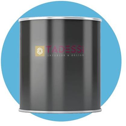 TADESSI Wall Select Wandfarbe Blau - Azurblau - abwaschbare Innenfarbe matt - Dispersionsfarbe - Geruchsarm und Lösemittelfrei - 5 Liter Gebinde