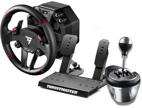 Thrustmaster T598 - Volante da corsa con Direct Axial Drive Force Feedback per PS5, PS4, PC e cambio TH8A