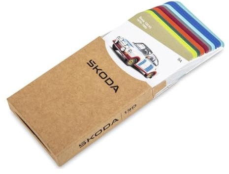 Skoda 6U0050531C Card Game Car Quartet Playing Cards Vehicles