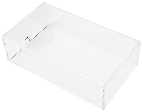 Transparente Acryl Mausschutzhülle mit Waschbarer, Abnehmbarer Funktion | Praktische Staubschutz Abdeckung, für Computer Maus, Klare Optik, Acryl Ausführung