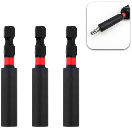 Trapano avvitatore a percussione forte magnetico per punte da 1/4 di pollice con, Attacco Esagonale da 1/4 Pollice, Compatibili con Bosch, Makita, Milwaukee