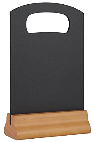 Olympia Table Top Chalkboard with Pine Base - Melamine - 150 x 230 mm