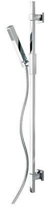 - Barre de douche - Barre de douche complète QUADRI Chromé - Cristina Ondyna QD25151