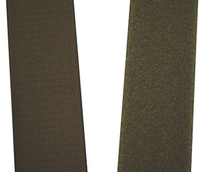 SAN Klettband Olive 100 mm breit je 1 Meter Klettverschluss Hakenband und Flauschband