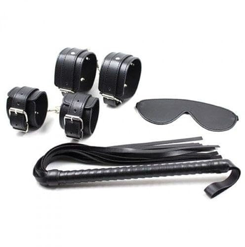 Set Erótico Bondage Fetish Arts Negro 4 Piezas