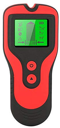 Stud Finder Wood Metal Detector - 5 in 1 Electronic Stud Sensor Wall Scaner Beam Joist Finders Wall Detector Edge Center Finding with Battery LCD Display for Wood Live AC Wire Metal Studs Detection