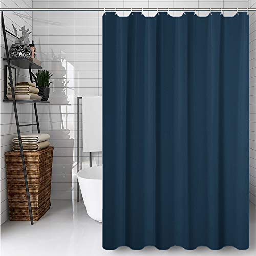 CXTAI Rideau de Douche Anti Moisissure Lavable Tissu en Polyester Baignoire Shower Curtain 180 x 180 cm Bleu
