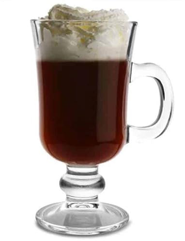 Topkapi 251.117 - Caffè irlandese, caffè freddo, punch, vin brulé, tazza di cioccolata calda con manico, modello 55141, ~240 ml, 6 pezzi