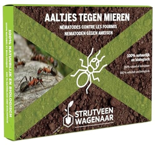 SF Nematoden gegen Ameisen – Biologisches Ameisen Mittel für Garten und Rasen – 12.5 Mio. für 25 m² / 12 Ameisennester