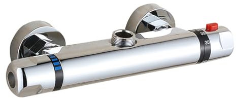 Miscelatore termostatico per vasca da bagno rubinetto miscelatore doccia montato a parete valvola anti scottatura accessorio da bagno intelligente temperatura costante per il bagno