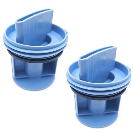 Ehvsgdj 2Pcs Washing Machine Drain Filter, 647920 00647920 605010 00605010, Compatible For Bosch Washing Machine Drain Pump Fluff Filter