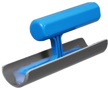 Holibanna Professional Concrete Edger Trowel Grout Applicator Tool Curved Edge for Technical Finish Concrete Smoothing Trowel