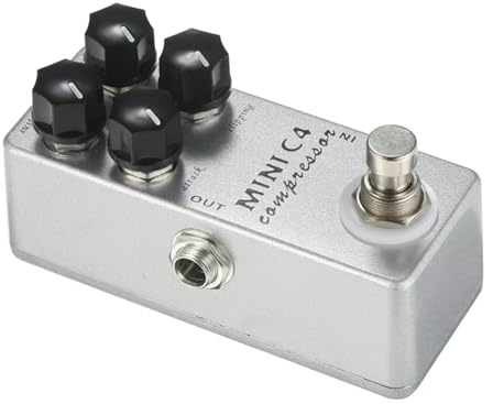 True Bypass C4 Compressore Basso Chitarra Effetto Pedale Overdrive 4 Modalità Effetti Effetto Pedale Parte Enduring Per Effetti Processori Tremolo Sound Mixer
