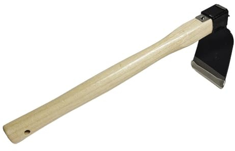Generic Herramienta de rastrillo de mano de jardín con mango de madera, cultivador de rastrillo de jardín, mini azada y cultivador de mano de jardín para excavar, desmalezar, jardinería y cultivo