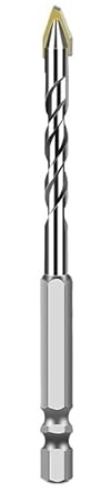 1/2/3/4/5 stücke Hartmetall Sechskantschaft Tilt Exzentrische Diamant Bohrer Keramik Zement Bit Beton Platte Schraube(4PCS 6mmx2 8mmx2)