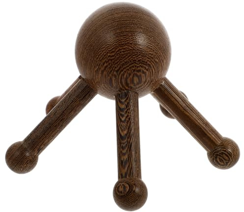 Holz Kopfmassagegerät mit Krallenform, 1 Stück, Beige | Runde Kanten, Tragbar für Unterwegs, Kopfhautpflege mit Glatter Oberfläche