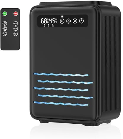Updated Dehumidifier (Remote control), Pancellent Dehumidifiers for Bedroom, 95 OZ (2.8L)Water Tank, 800 sq.ft (75m²) Quiet Small Dehumidifiers for Basement Home Bathroom with Auto Shut Off, 7 Colors