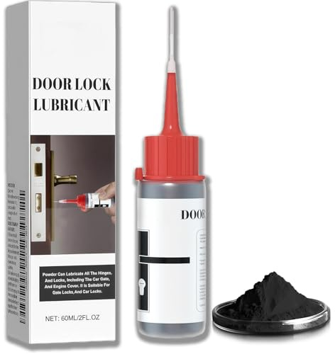 Graphite Powder Lubricant Spray - Dry Lube for Locks, Cylinders & Treadmills, Long-Lasting Non-Stick Key Lock Cylinder Lubricant, Prevents Freezing & Corrosion