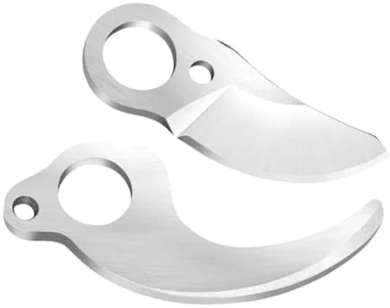FONDOTIN Lame di Ricambio per Potatore Elettrico 2 Pezzi SK5 25mm | Taglio Piatto, Durezza Elevata, Non Deforma i Rami, Argento, per Potatura e Giardinaggio Domestico