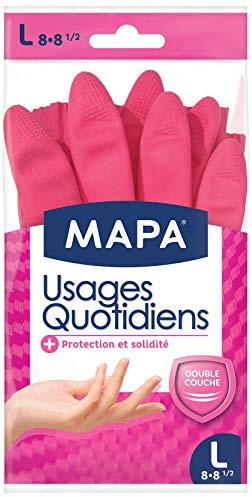 Mapa – Guantes de látex – Uso cotidiano – Juego de 3