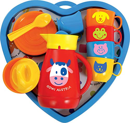 Gowi - 454-30 - Jeu D'Imitation - Cuisine - Service À Café + Thermos Lyon - 18 Pièces