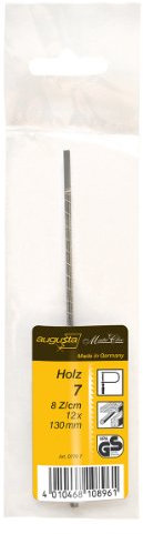 Augusta-Heckenrose - Lame di ricambio per sega a foglio, 130 mm, 12 pezzi