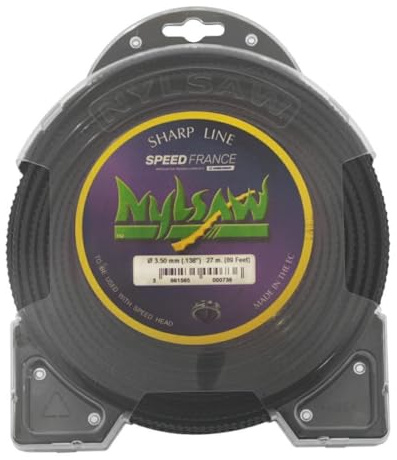 MILLASUR Trading. S.L. - Hilo desbrozadora Nylon dentado 4mm 21m