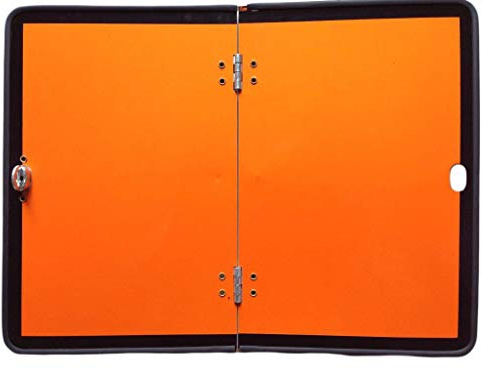 ADR varningsskylt varningsskylt farlig gods 400 x 300 mm vertikalt hopfällbar aluminium orange lastbil