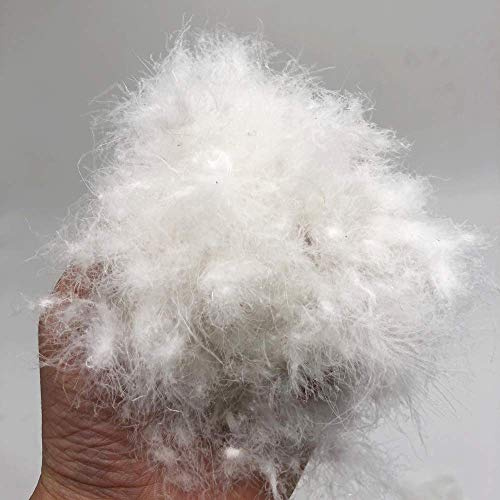 Ivie 100 grammi naturale senza piume 100% piumino d'oca imbottitura per cuscino sfuso 900 Fill Power