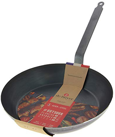 DE BUYER Grillpfanne TOLE blau #OUTDOOR Ø 36