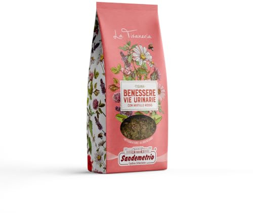 SANDEMETRIO Tisana Erbe con Mirtillo Rosso - sacchetto da 100 g