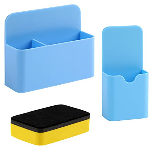 Stifthalter Magnetisch, 2 Magnetischer Stiftehalter, Stifte Halterung Blau
