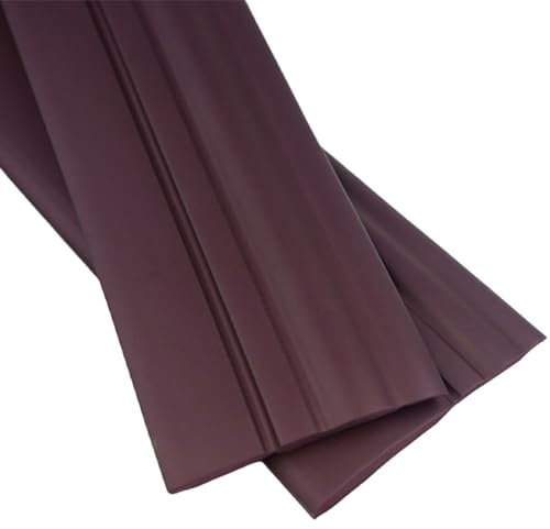COYOUCO Weiche Sockelleiste selbstklebend, abzieh- und klebende Gummi-Wandsockelleiste für Wände, Böden, Theken, Fliesen, Türrahmenkantenanleimung,12.5cm*1.2cm*2m