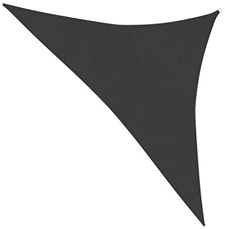 BaraSh Sonnensegel 160 g/m² Anthrazit 3x3x4,2 m HDPE TerassenüBerdachung Balkon Sonnenschutz