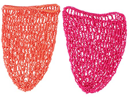 GALPADA 2st Haarschmuck Schlafende Gehäkelte Haarabdeckung Haarnetze Für Frauen Haarnetzkappe Frauen Mesh Haarschutz Afrikanisches Netz Schlafhaube Aus Satin Kurzes Haarnetz Damen Häkeln