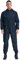 Oyolan Homme Femme Combinaison de Travail Antistatique Anti-poussière Combinaison Peinture Complet Salopette Protection Techinicien Bleu marine M
