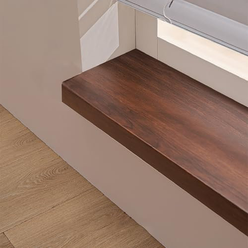 UrbanUp Davanzale per Finestra Rivestimento Davanzale in Legno con Texture, Protezioni Decorative per Davanzali di Balconi, Davanzali con Finitura Moderna per la Casa(Style A,60x18cm/23.6x7in)