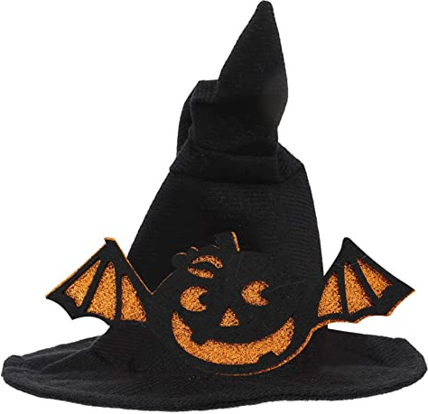 BUGUUYO 1stück Halloween Haustier Kopfbedeckung Lustiger Katzenhut Weicher Und Atmungsaktiver Zaubererhut Für Haustiere Für Halloween Cosplay Und Partys Geeignet Für Hunde Und Katzen