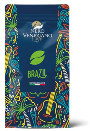 Nero Veneziano Brazil, Caffè in Grani, Confezione da 1 kg